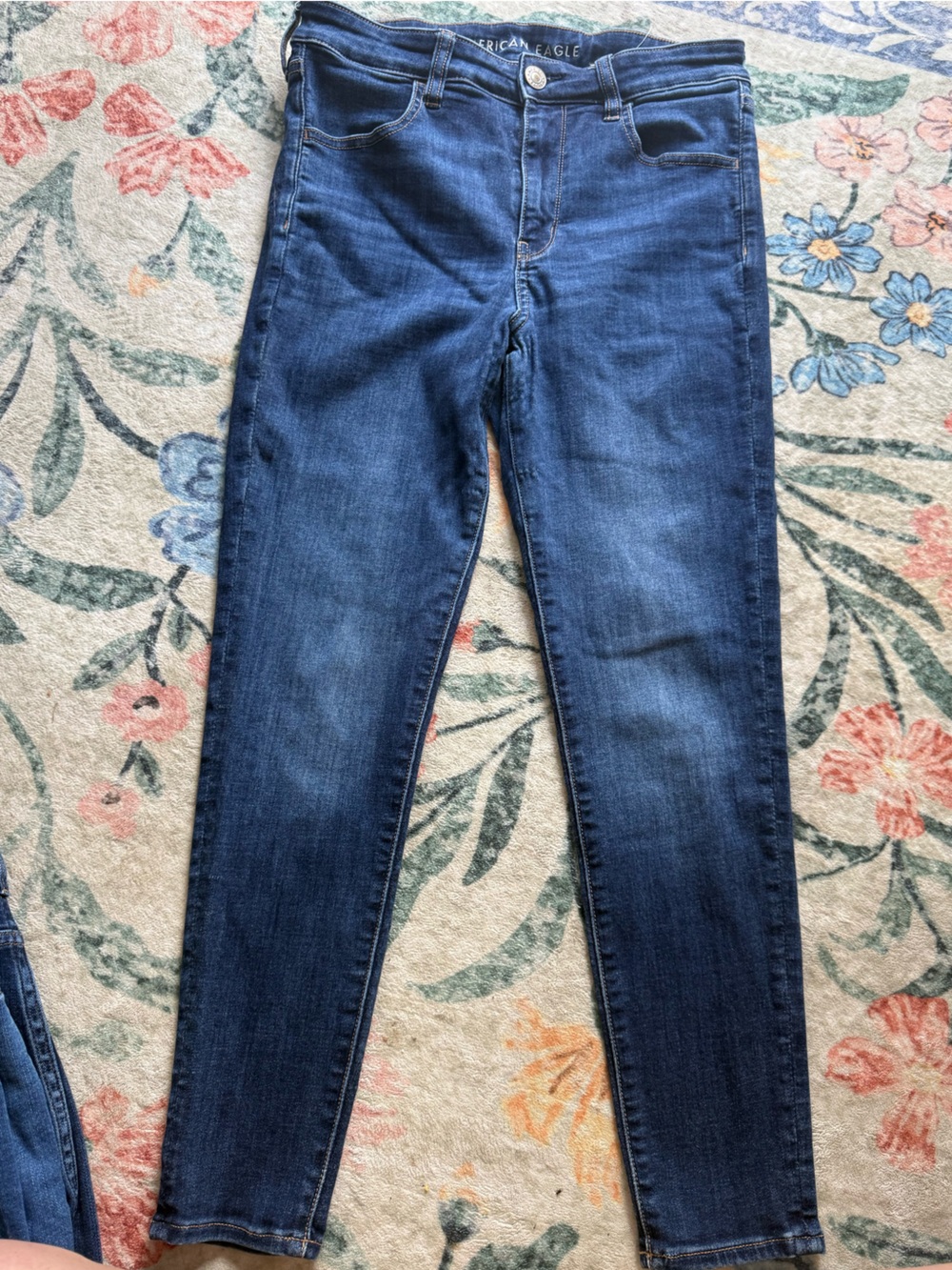 American Eagle Outfitters Dark Blue Skinny Jeans
